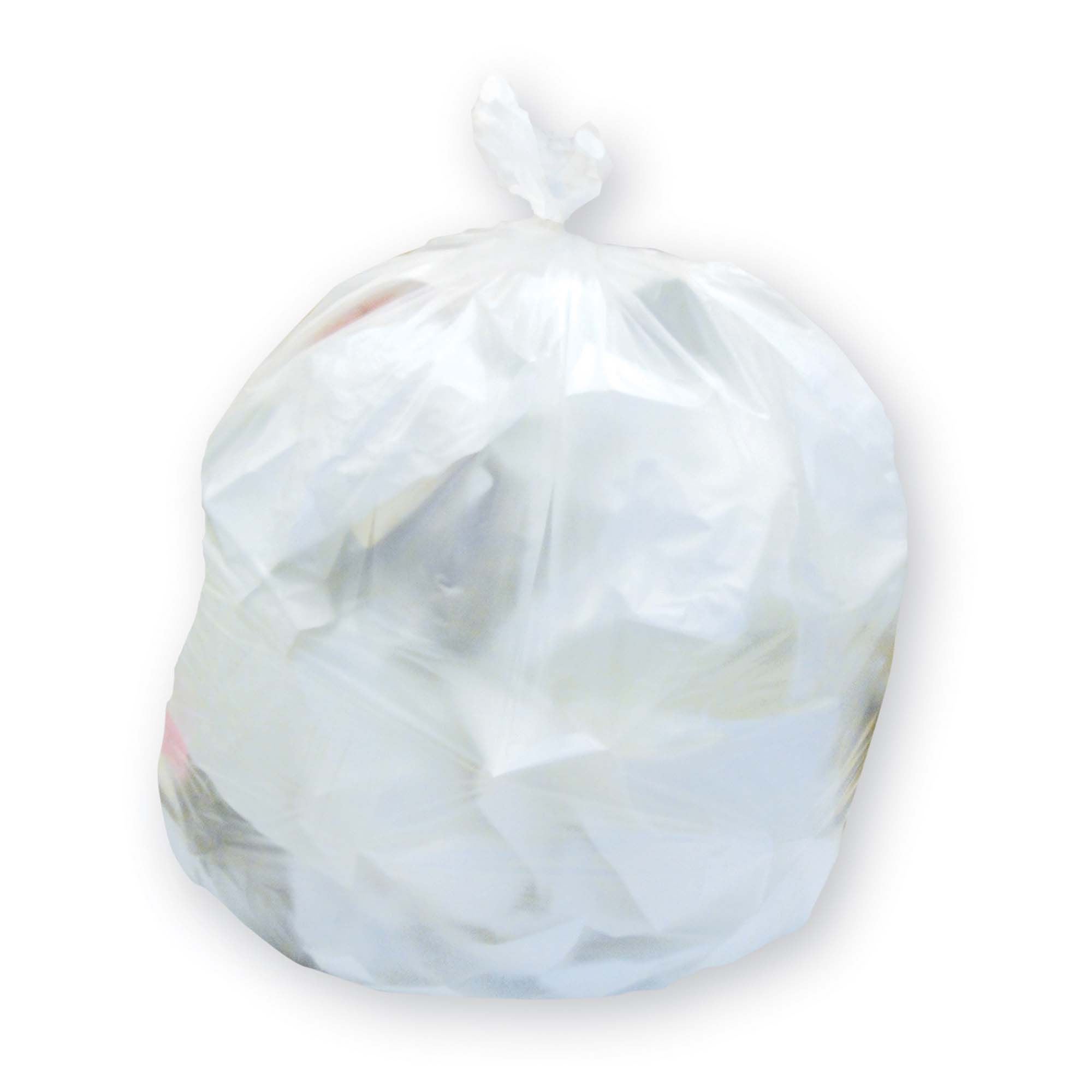 Heritage™ Super Tuf Trash Bag, White, 33-gallon Capacity