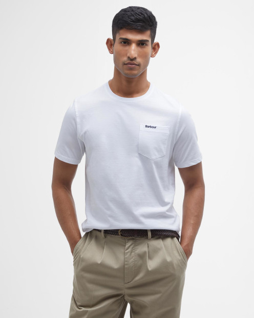Langdon Pocket T-Shirt Classic White