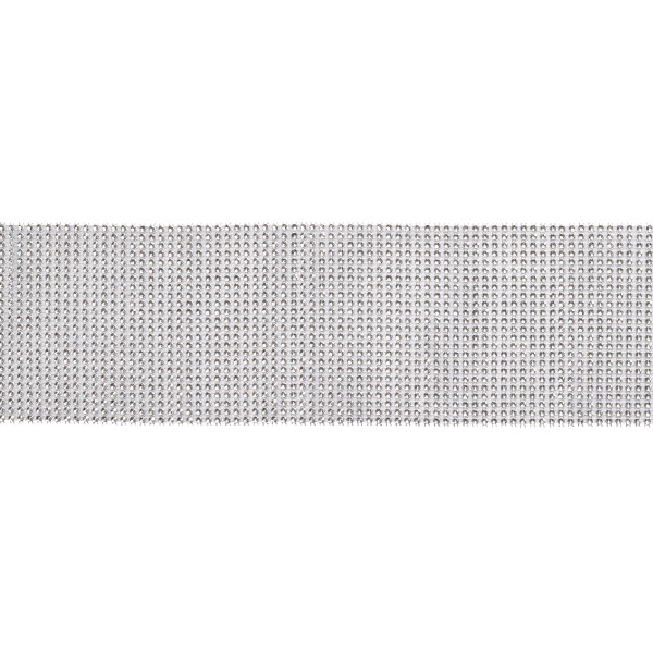 Silver Sparkle 4.65" x 10 yards Ribbon