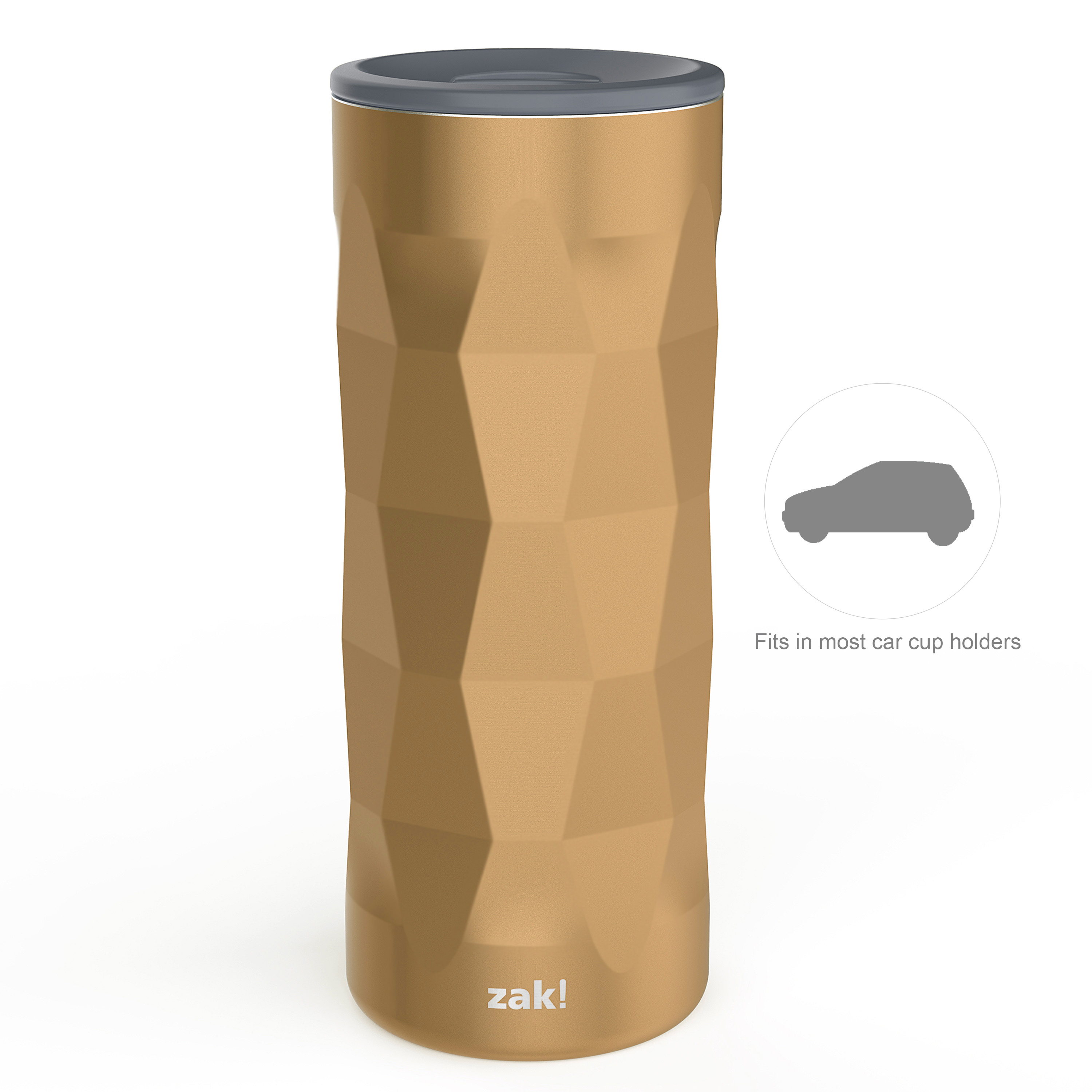 Fractal 16 ounce Vacuum Insulated Stainless Steel Tumbler, Copper slideshow image 6 Fractal 16 ounce Vacuum Insulated Stainless Steel Tumbler, Copper slideshow image 6