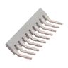 Terminal Block Insertion Bridge Gray 10-Position 6.2 mm Pitch