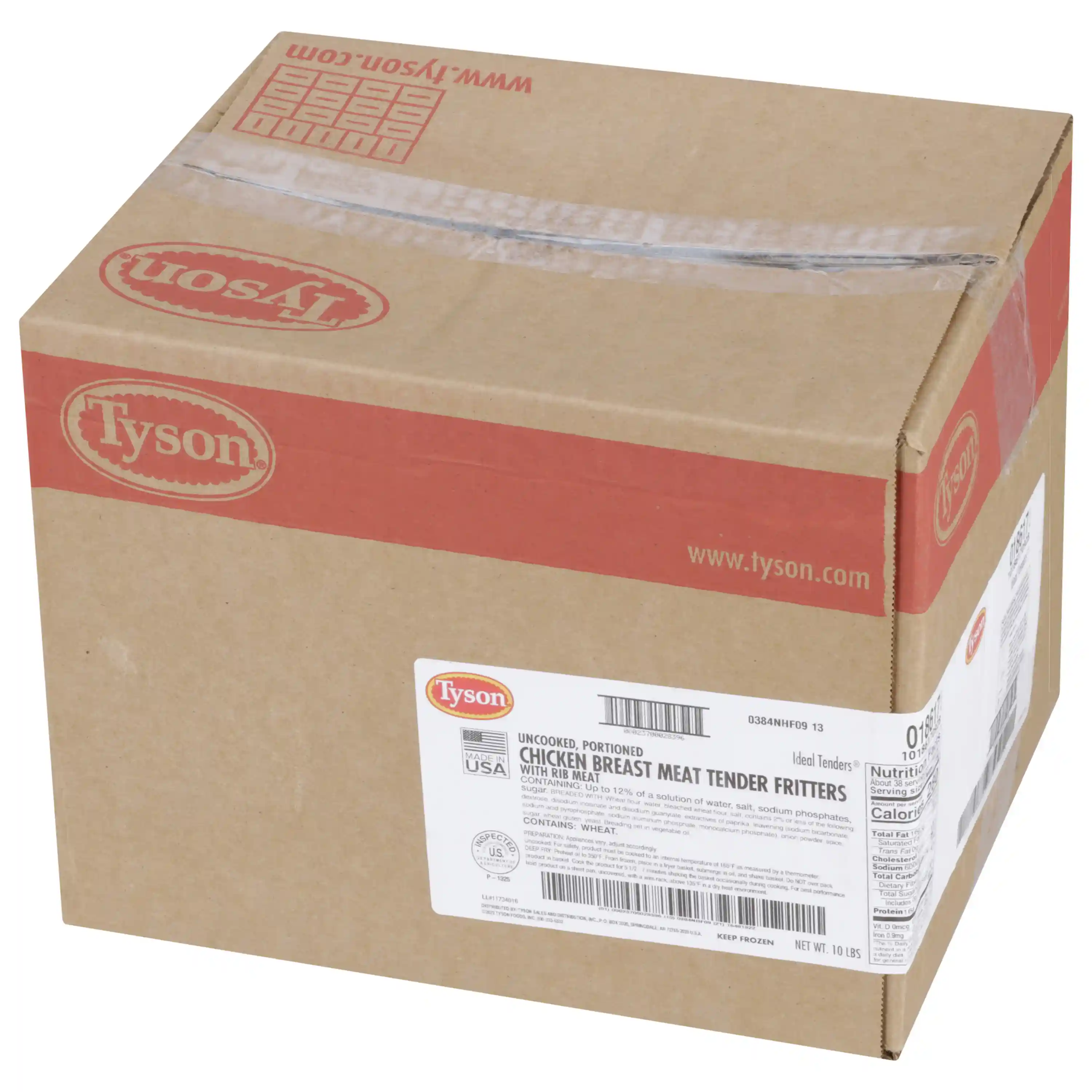 Tyson® Ideal Tenders® Uncooked Breaded Select Cut Chicken Tenders_image_6
