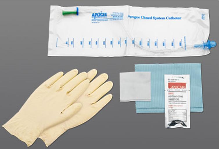 Apogee® Intermittent Catheter Kit, 14 Fr., Straight