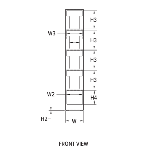 Engineering front view