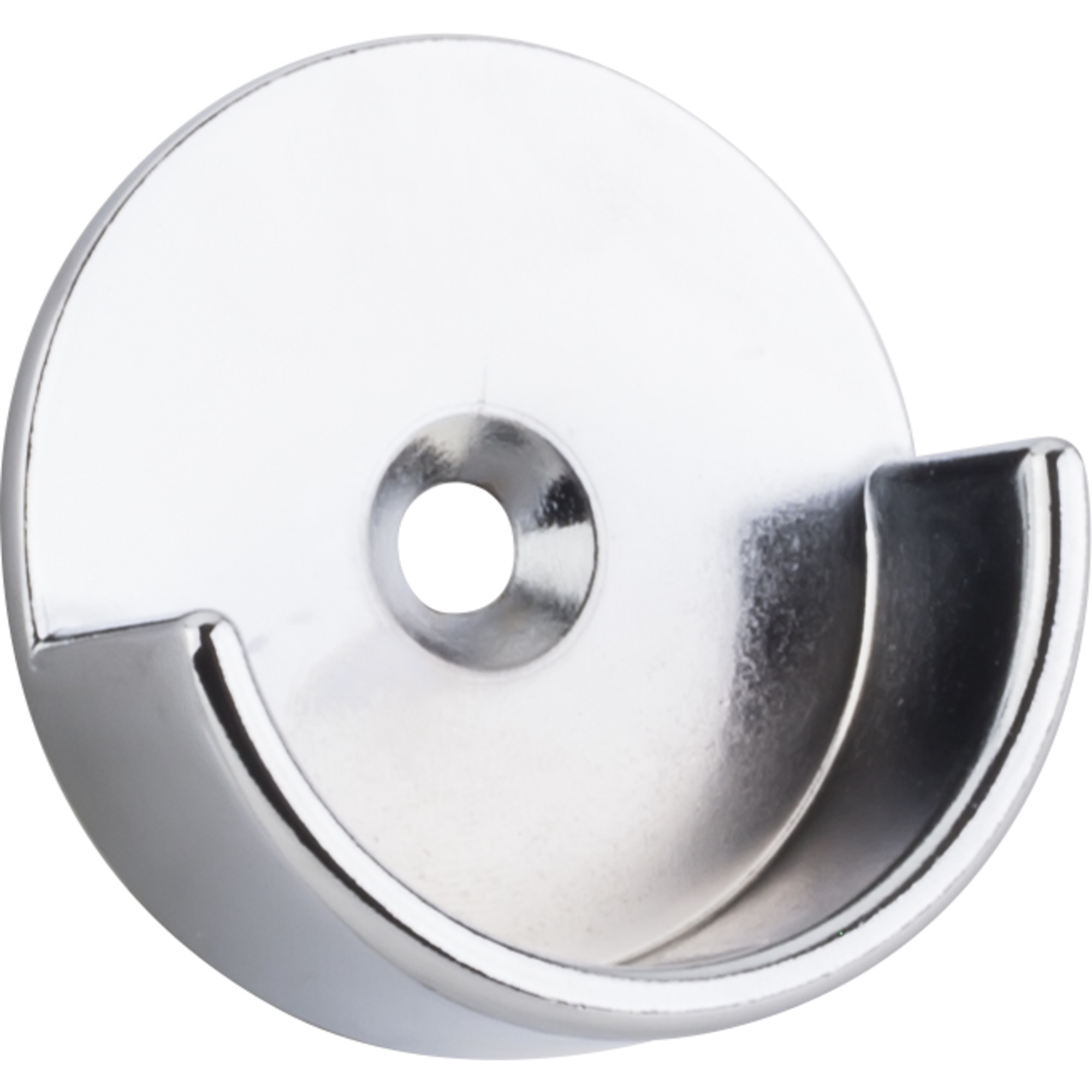 Chrome Open Knock-In Mounting Bracket for 1-5/16