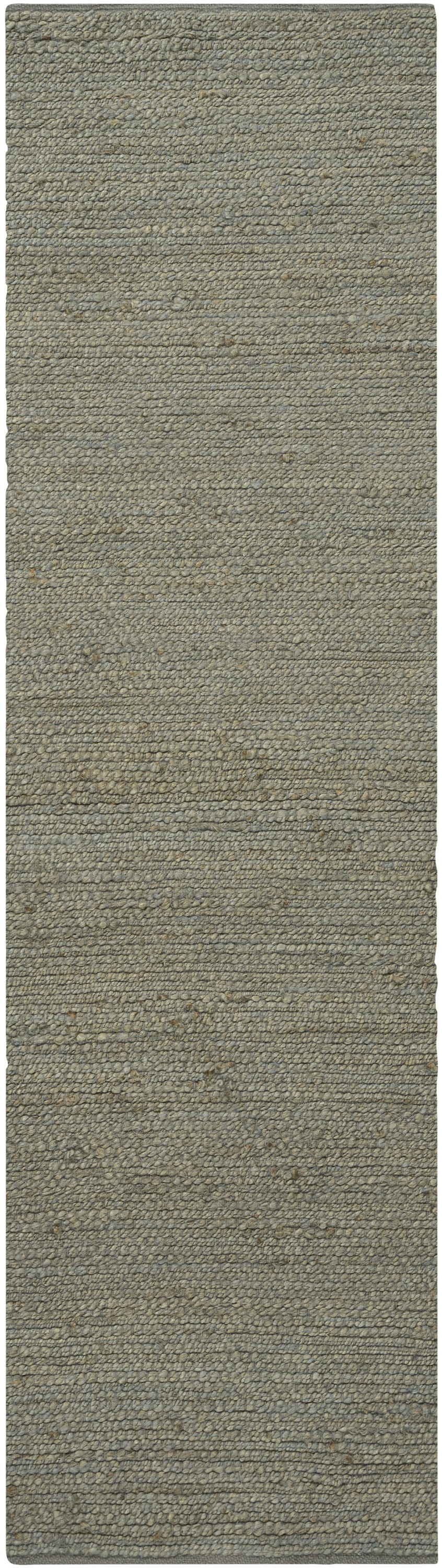 Nourison Natural Jute 2'3" x 8' Sage Farmhouse Indoor Rug