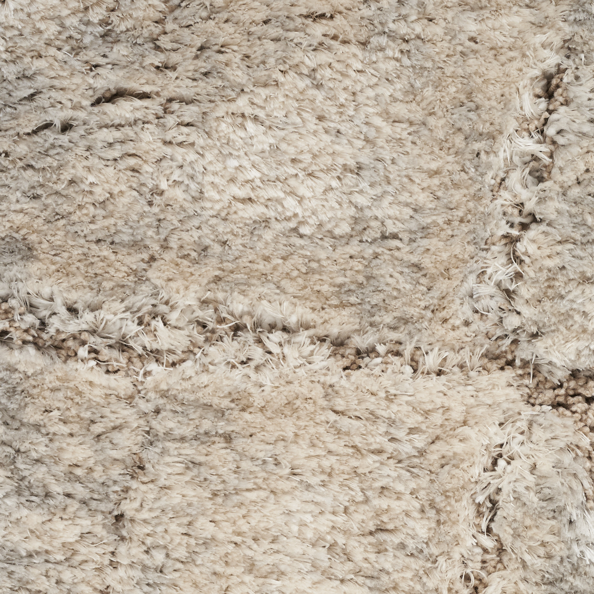 Nourison Dreamy Shag 7'10" x 9'10" Ivory Beige Shag Indoor Rug