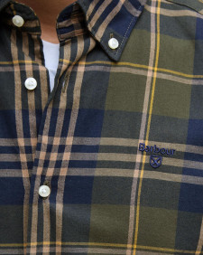 Edgar Tailored Long-Sleeved Shirt Olive