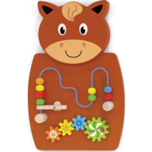 Panel de pared de actividades de caballos - Centro de actividades para niños pequeños