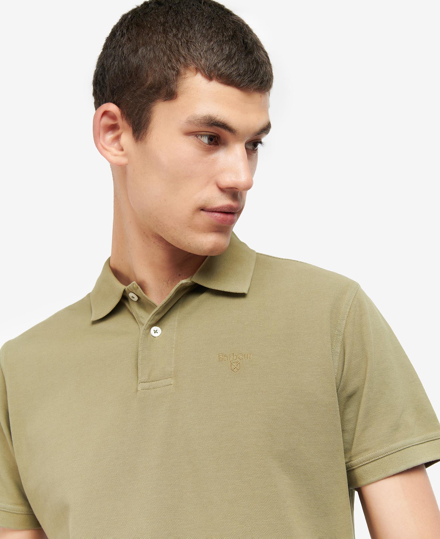 Washed-Out Sports Polo Shirt image number 3