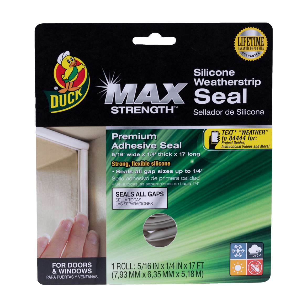 Max Strength Silicone Weatherstrip Seal Image