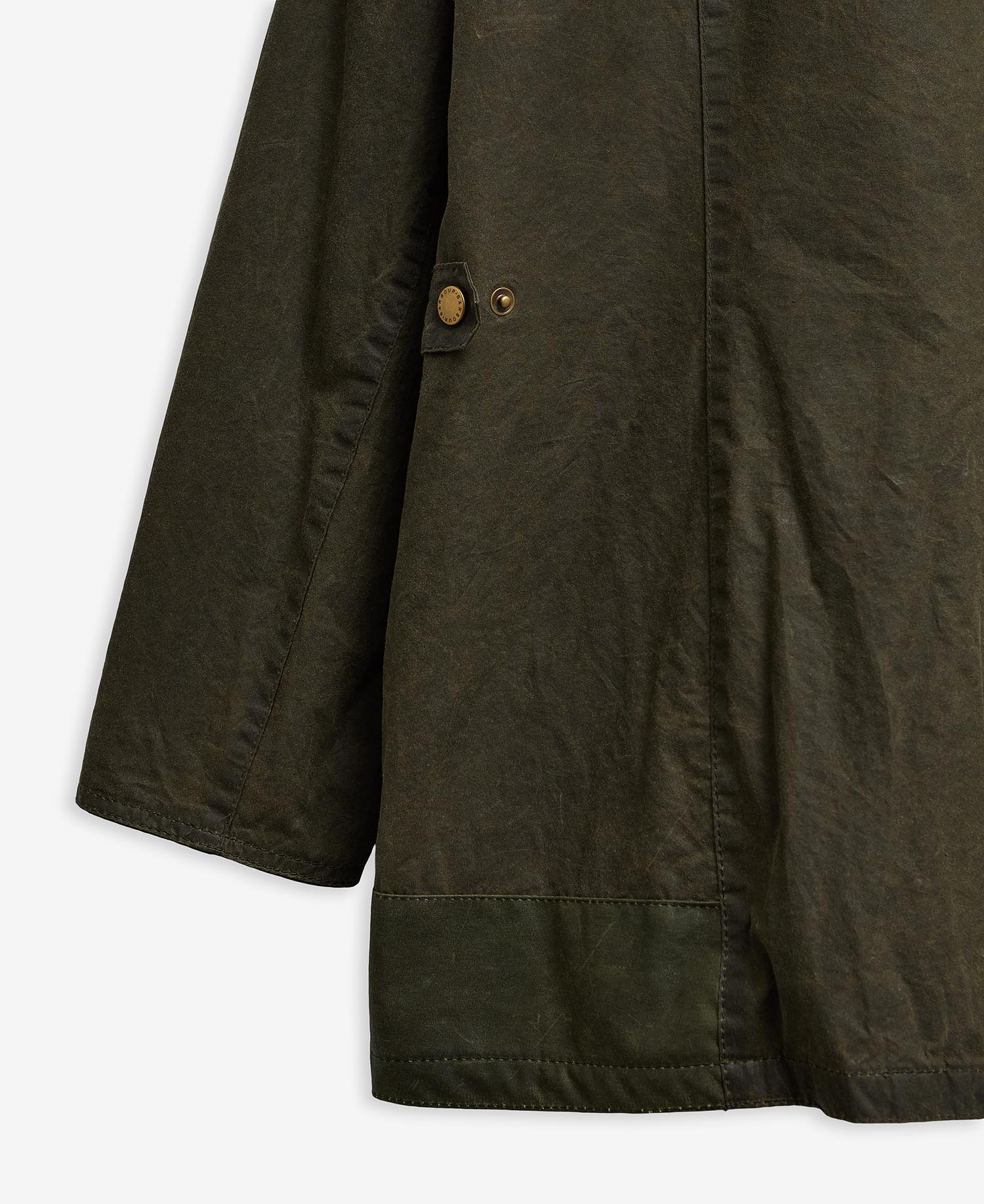 Barbour Re-Loved Defence Waxed Jacket - Size 18 image number 6