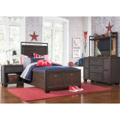 Clubhouse Storage Footboard Twin - 8872-534