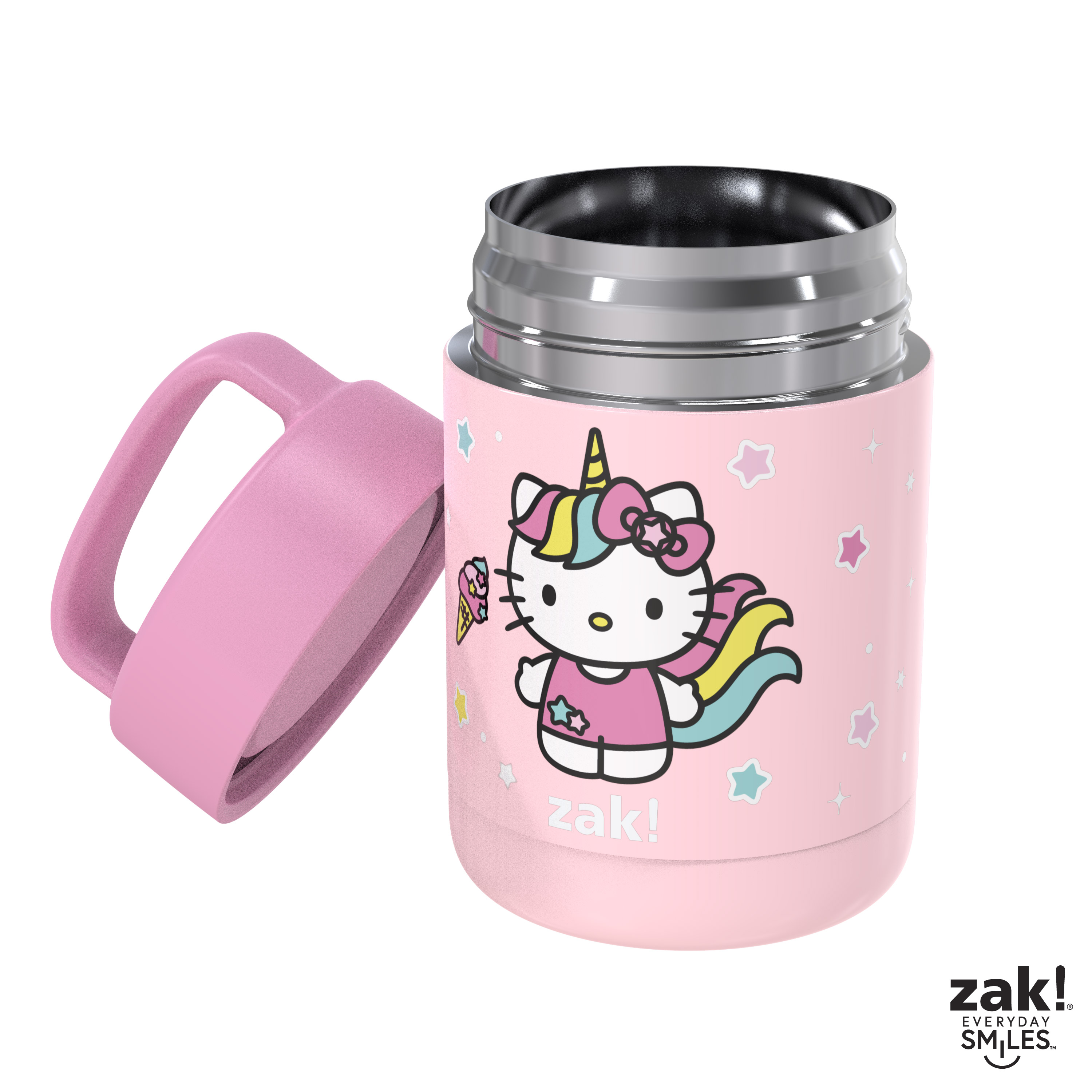 Sanrio Reusable Vacuum Insulated Stainless Steel Food Container, Hello Kitty slideshow image 3
