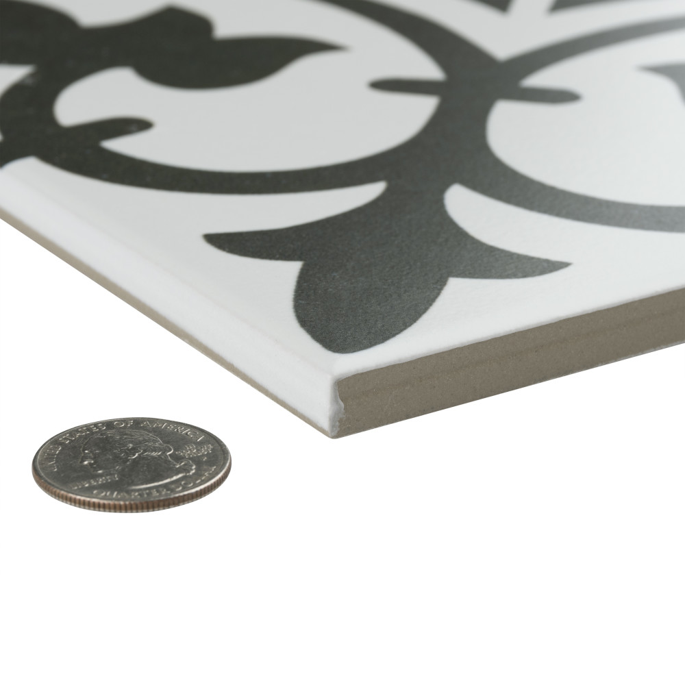 Sample – Arte Clover White Porcelain Floor and Wall Tile