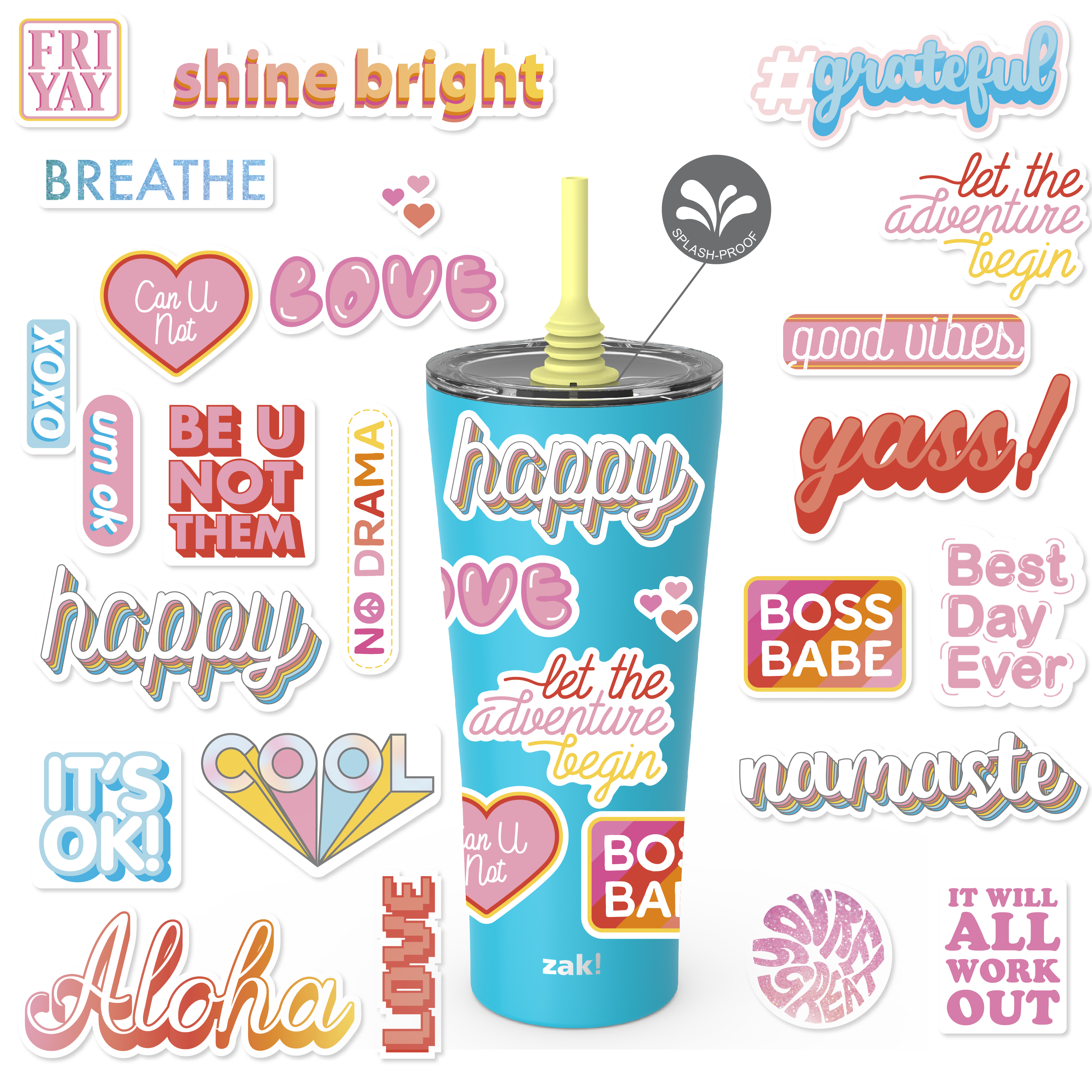 Alfalfa 30 ounce Insulated Tumbler, Turquoise slideshow image 1 Alfalfa 30 ounce Insulated Tumbler, Turquoise slideshow image 1