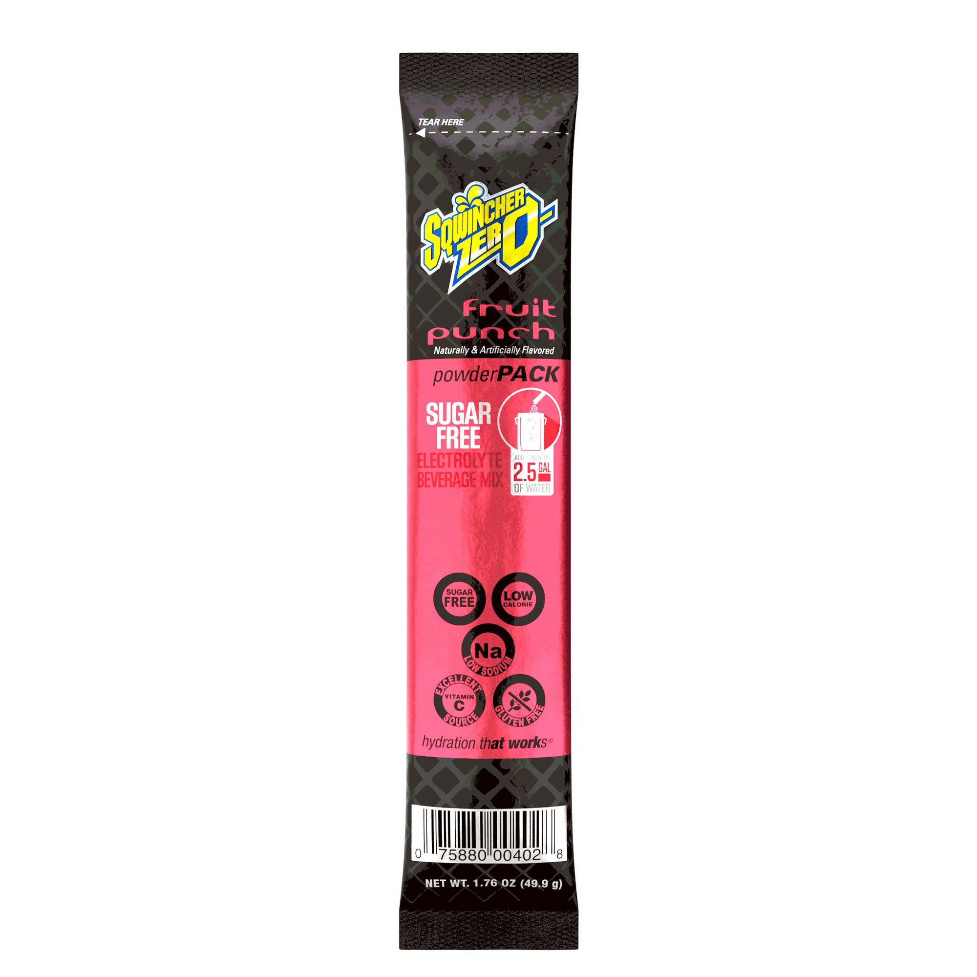 Sqwincher® Zero Fruit Punch Electrolyte Replenishment Drink Mix