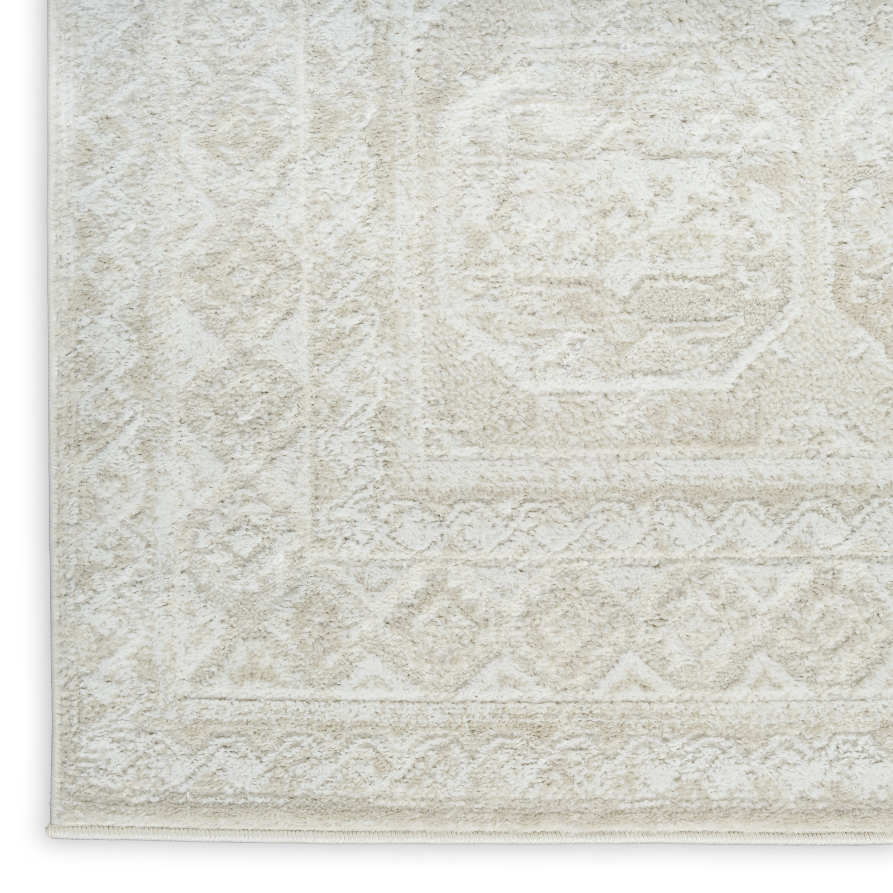 Nourison Dekor 4' x 6' Ivory Beige Vintage Indoor Rug