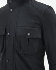 Corbridge Waxed Jacket Black-Classic