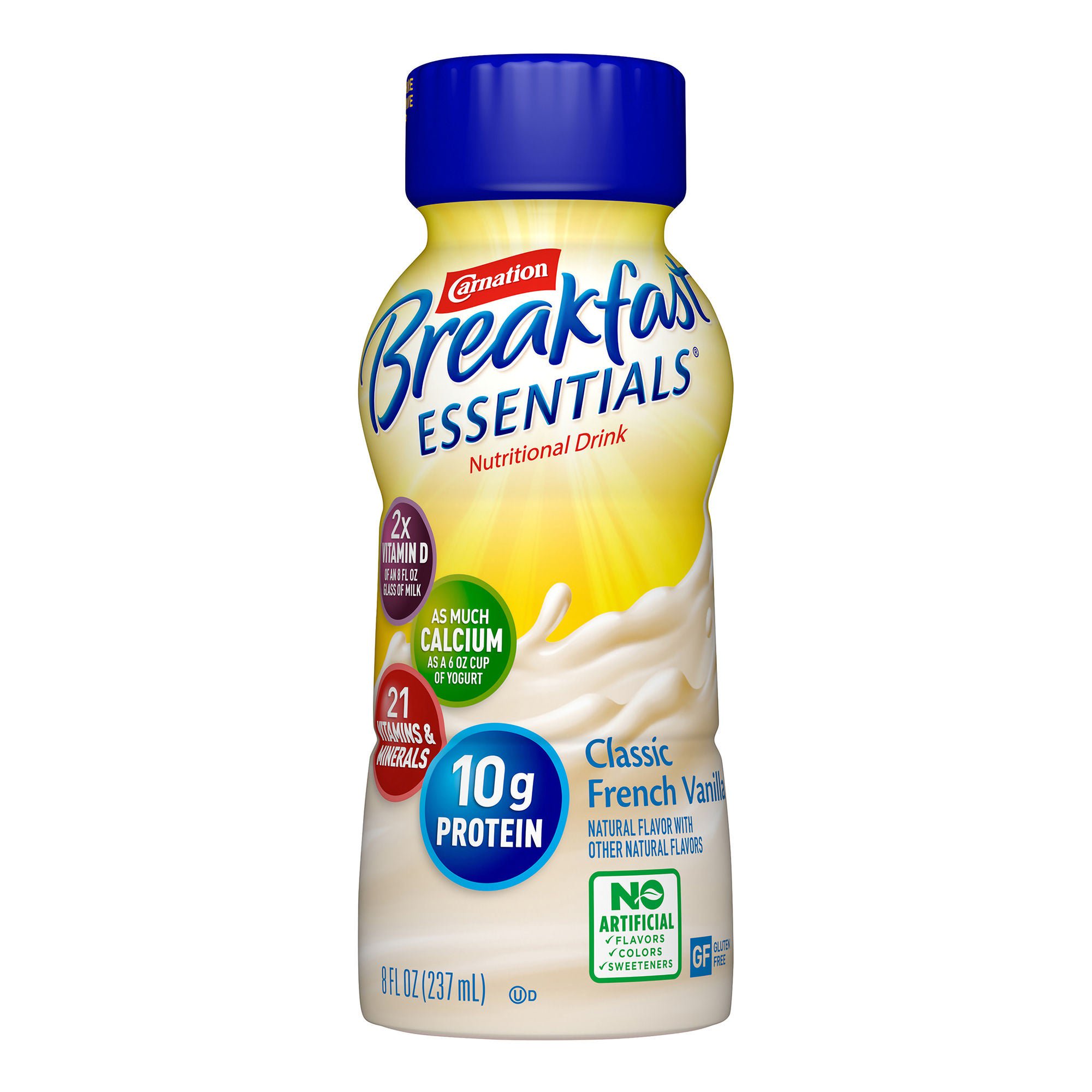 Carnation Breakfast Essentials® Vanilla Nutritional Drink, 8-ounce bottle