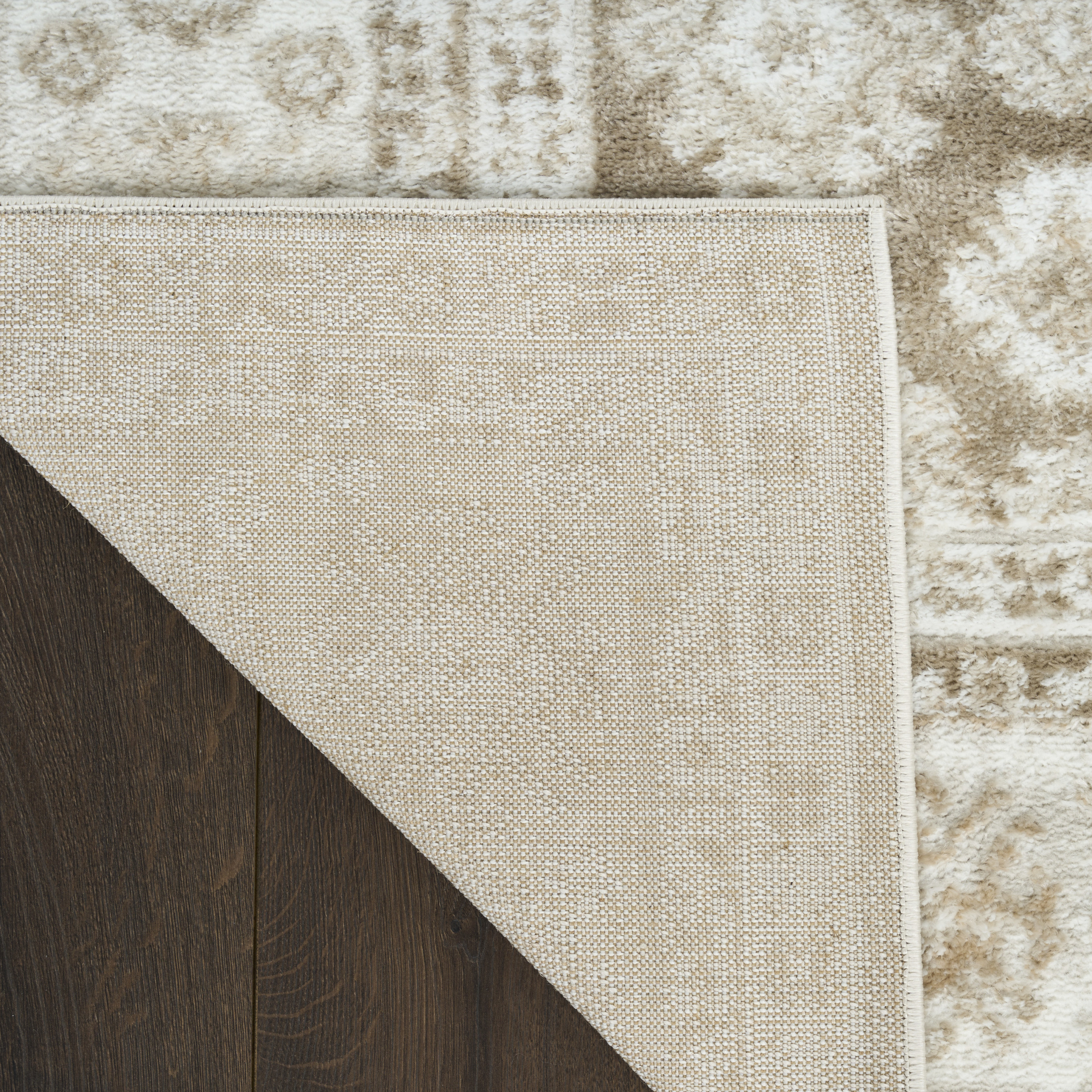 Nourison Dekor 5'3" x 7' Ivory Taupe Vintage Indoor Rug