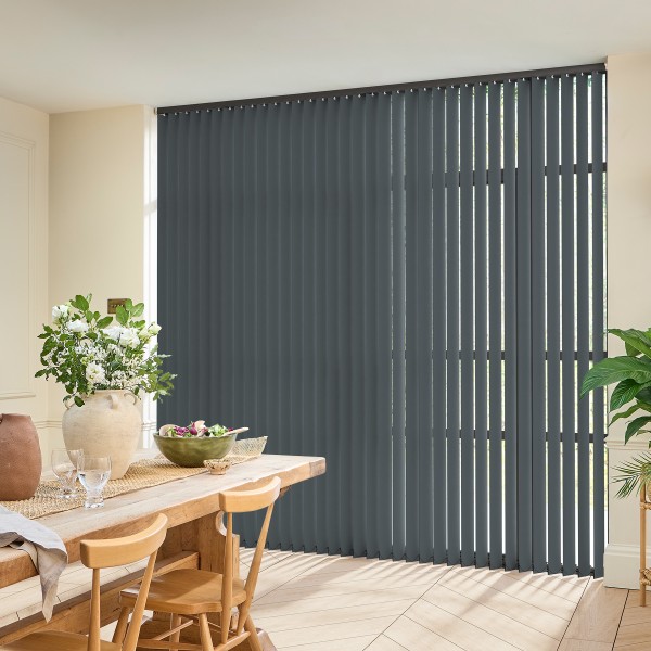 Vivre Charcoal Vertical blind