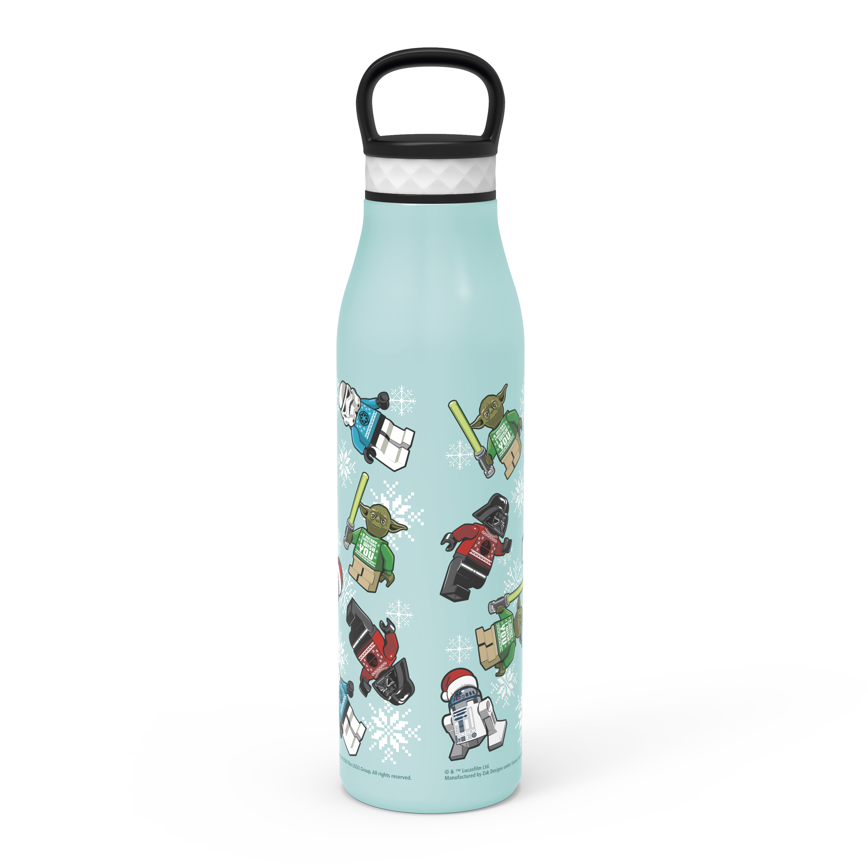 Lego Star Wars 20 ounce Stainless Steel Vacuum Insulated Water Bottle, R2-D2, Yoda and Darth Vader slideshow image 3 Lego Star Wars 20 ounce Stainless Steel Vacuum Insulated Water Bottle, R2-D2, Yoda and Darth Vader slideshow image 3