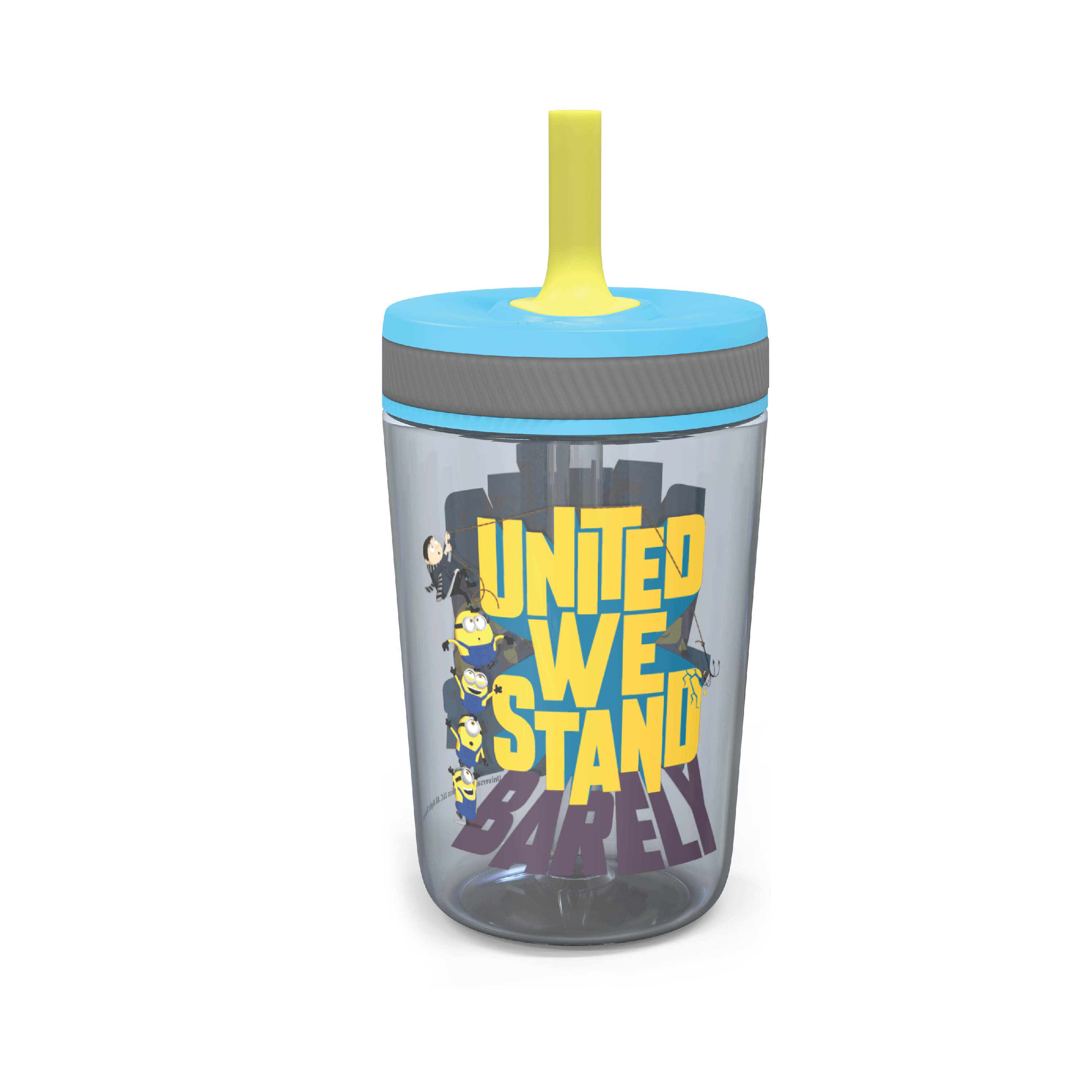 Minions 2 Movie 15  ounce Plastic Tumbler with Lid and Straw, Minions, 2-piece set slideshow image 4