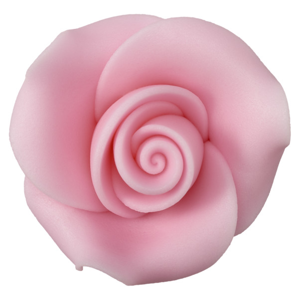 Light Pink 1.5" Rose SugarSoft® Premium Edible Decorations