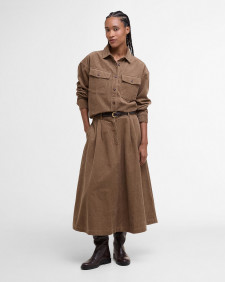 Yasmin Cord Midi Skirt 