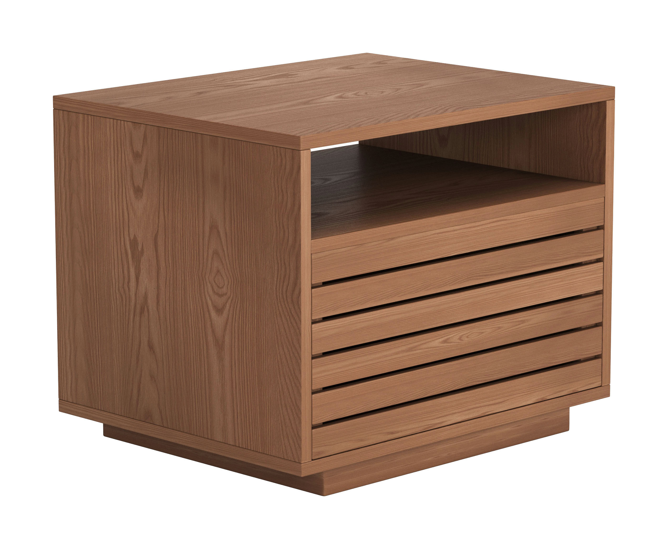 Slit Nightstand Walnut product image