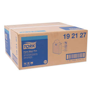 Tork, W24 Wiper Plus, 1 ply, 9.25"x16.25", Paper, Industrial Wipers, White
