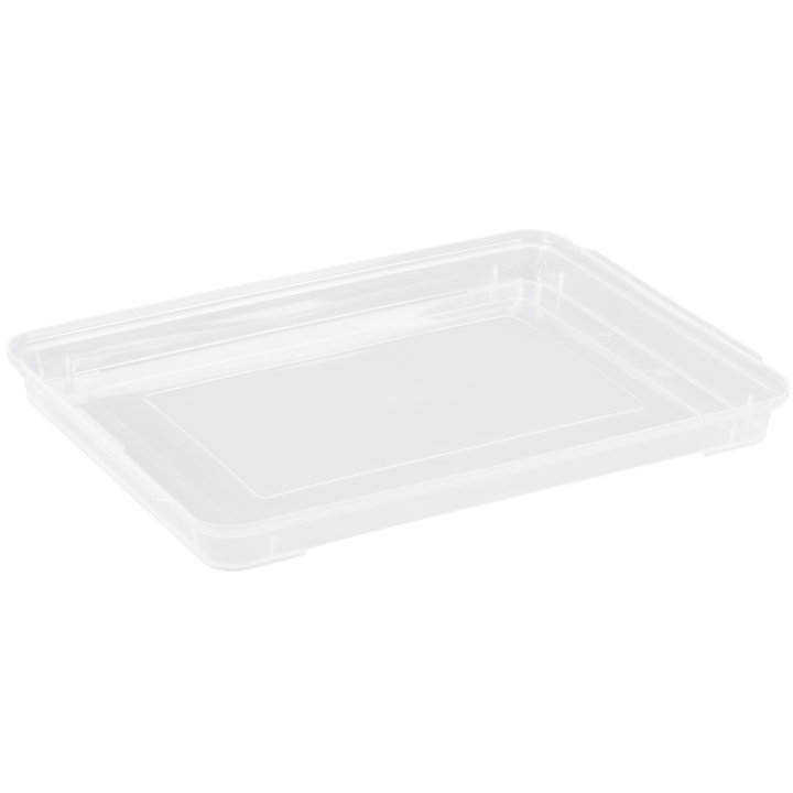 Half-size clear sheet pan cover
