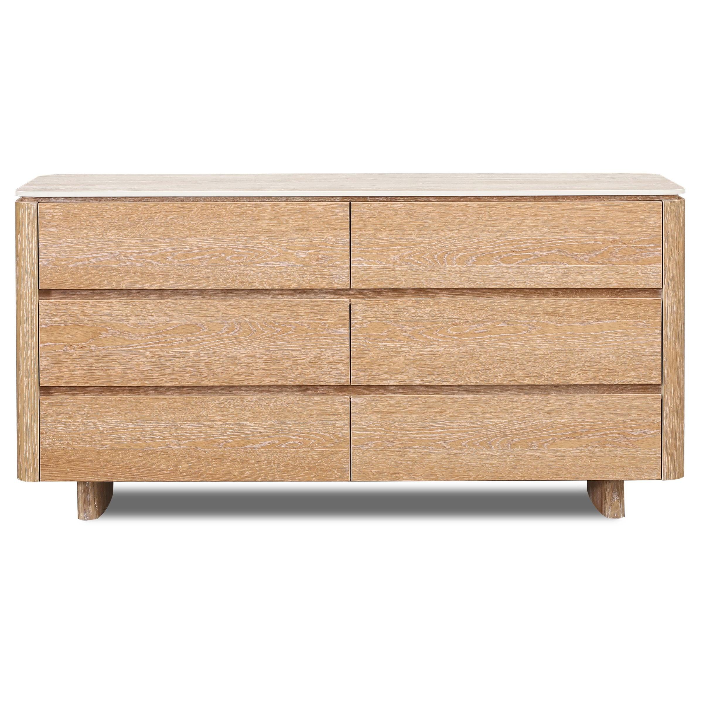 Product image of the  Azure Dresser (6 Drawer), Natural from Forty Winks