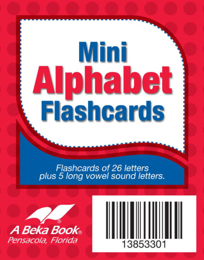Abeka Miniature Alphabet Flashcards