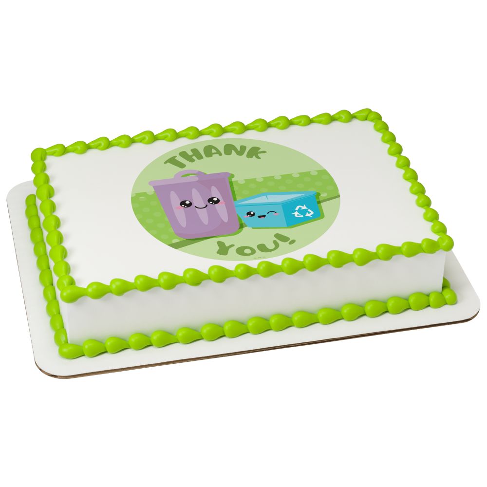 Image Cake Thank You Solid Waste