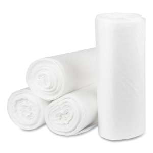 Pitt Plastics,  HDPE Liner, 10 gal Capacity, 24 in Wide, 24 in High, 10 Microns Thick, Natural