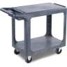 Carlisle,  2 Shelf Utility Cart, Gray
