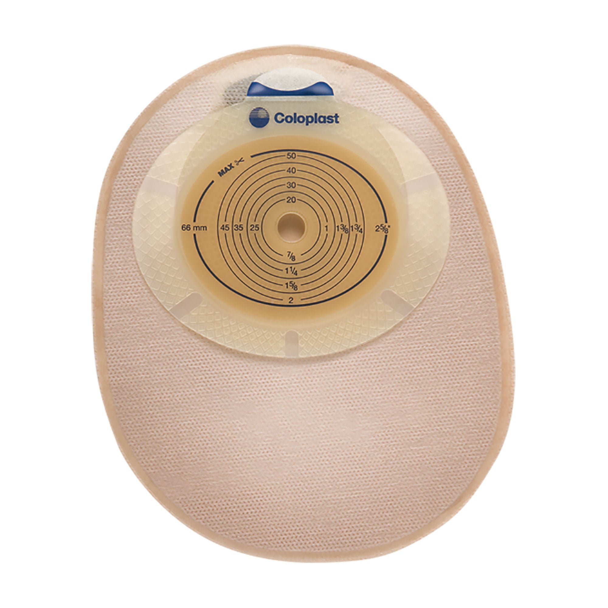 SenSura® Flat 1-Piece Closed End Opaque Ostomy Pouch, 10 – 76mm Stomas