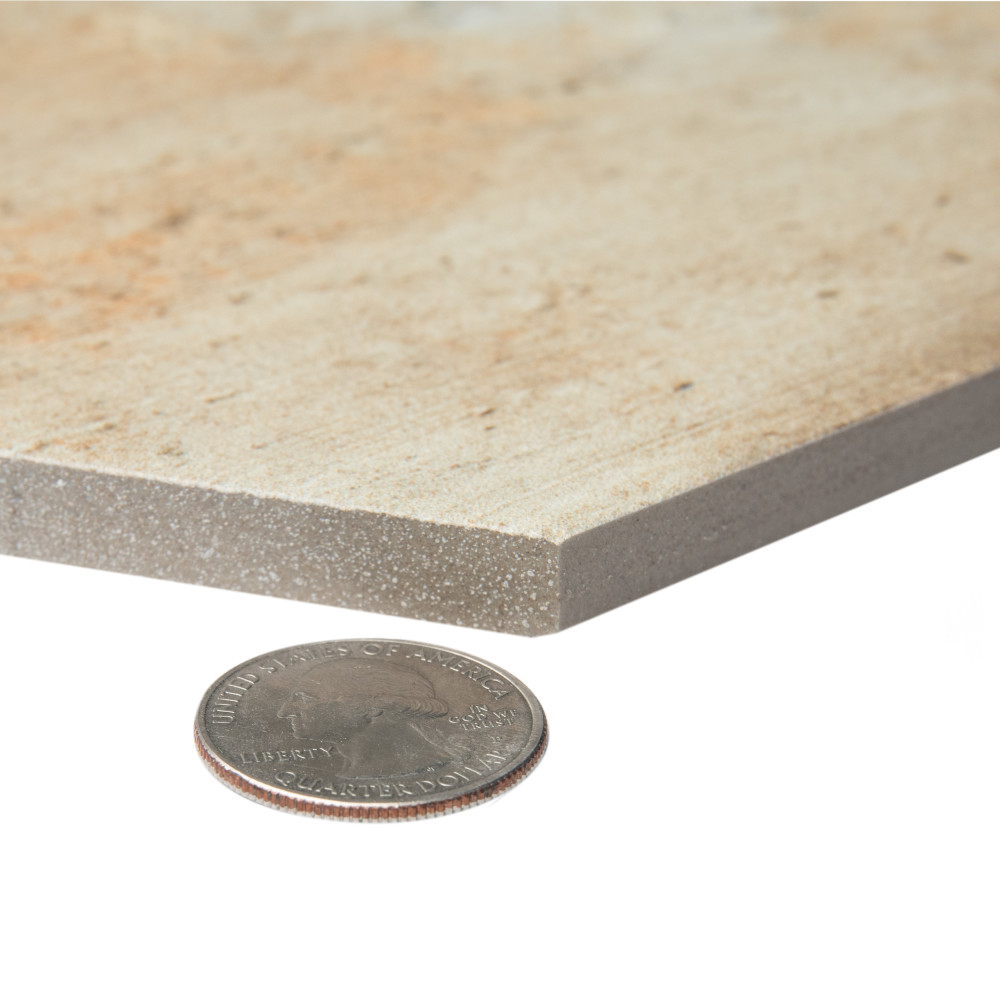 Terre Hex Rosso 9-7/8 in. x 11-3/8 in. Porcelain Floor and Wall Tile