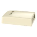 NetKey® Elongated Surface Mount Box, 4-Port, Electric Ivory