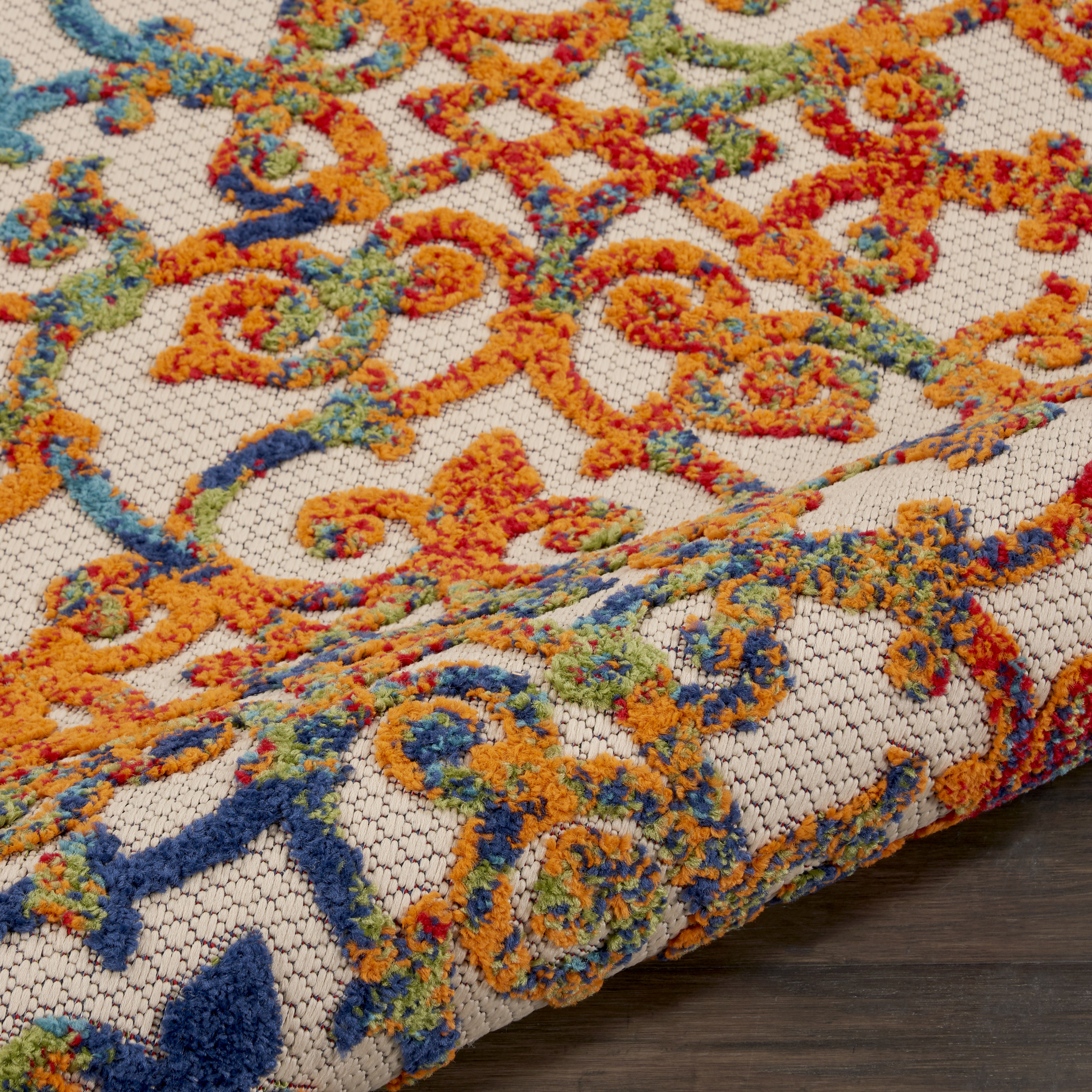 Nourison Aloha 2'8" x 4' Multicolor Contemporary Rug