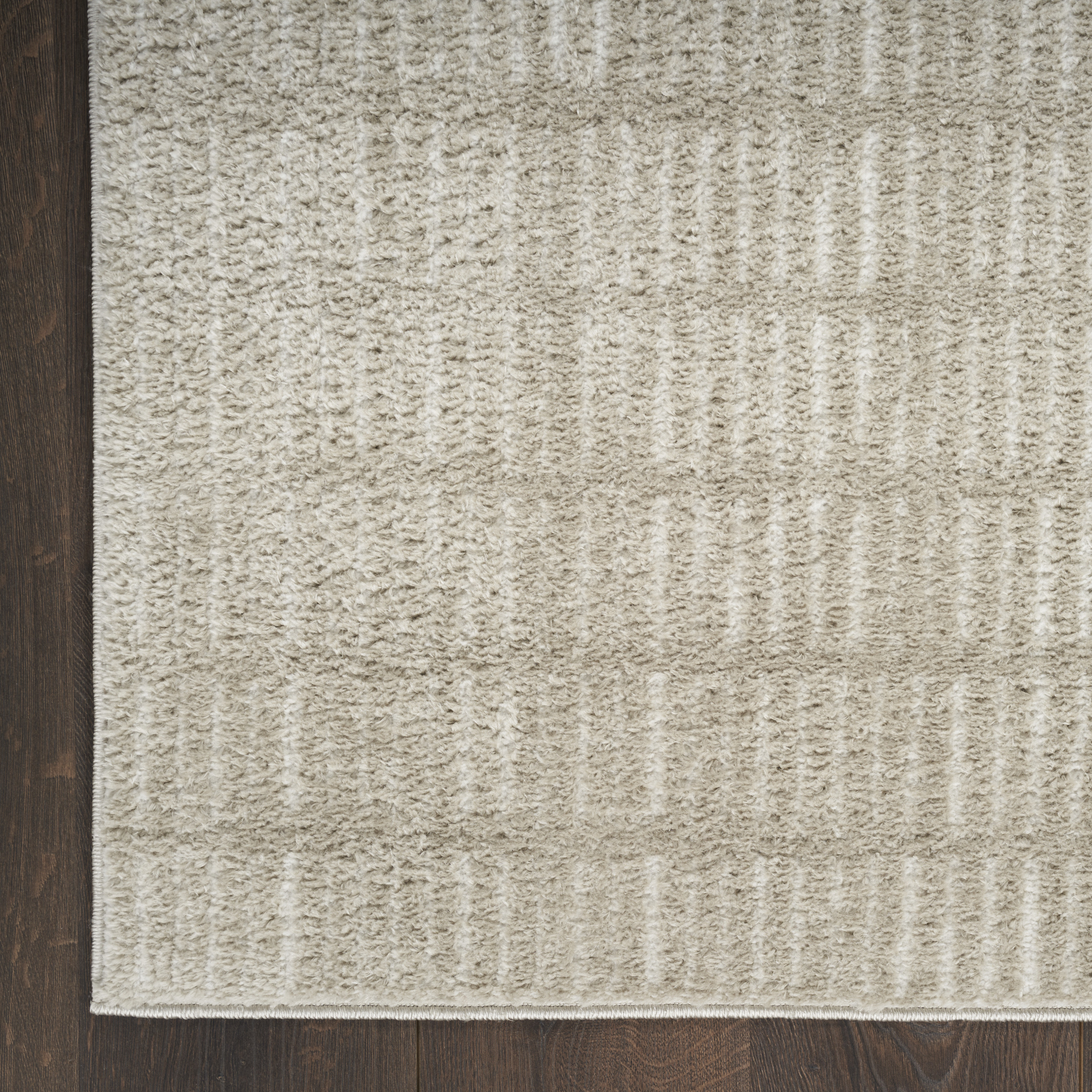 Nourison Modern Comfort 7'10" x 9'10" Grey Ivory Scandinavian Indoor Rug