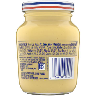 Grey Poupon Dijon Mustard, 8 oz Jar