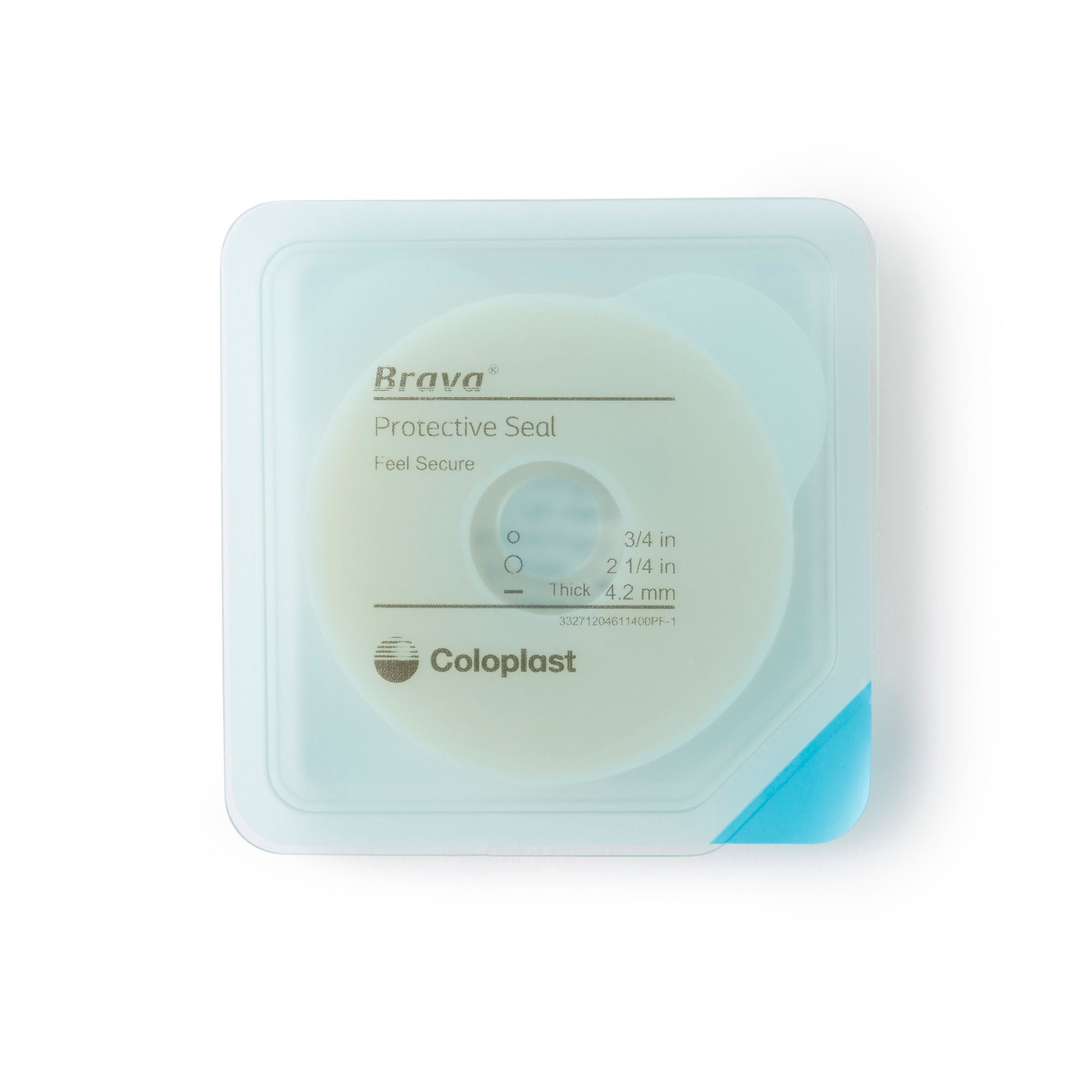 Coloplast SEAL, F/OSTOMY POUCH BRAVA THICK 3/4"X2 1/4" (10/BX)