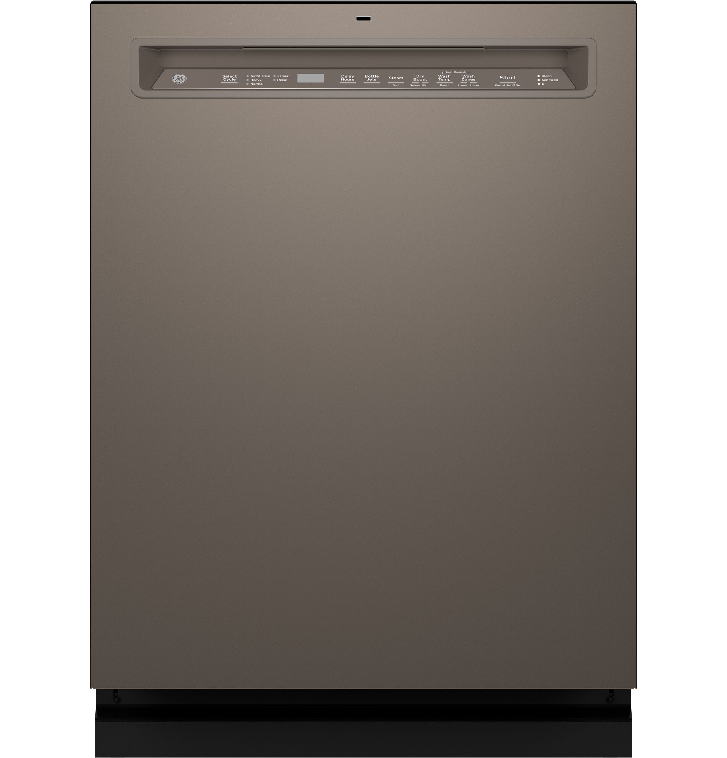 GE® ENERGY STAR® Front Control with Stainless Steel Interior Dishwasher with Sanitize Cycle