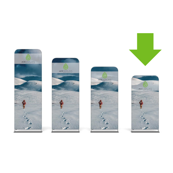 Banner Stand Height 78"h