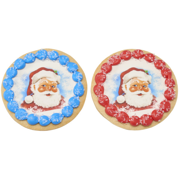 Classic Santa Caucasian PhotoCake® Edible Image®