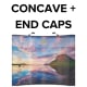 Single-Sided Graphics (Concave Side & End Caps)