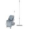Unger, SmartColor Floor Pack, 32qt, Mop Bucket w/ Sidepress Wringer and Drain, Gray
